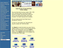 Tablet Screenshot of caseschevyparts.com